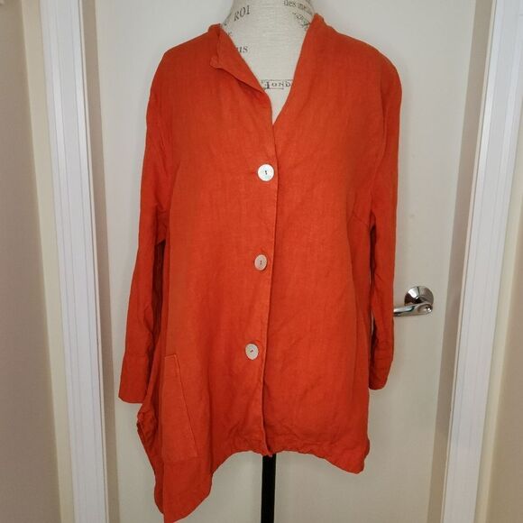Vintage Oska Linen Summer Jacket - Picture 1 of 15